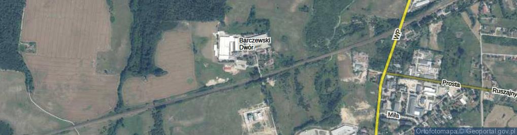 Zdjęcie satelitarne Barczewski Dwór ul.